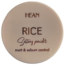 Kup Puder ryżowy utrwalający makijaż - Hean Rice Setting Powder