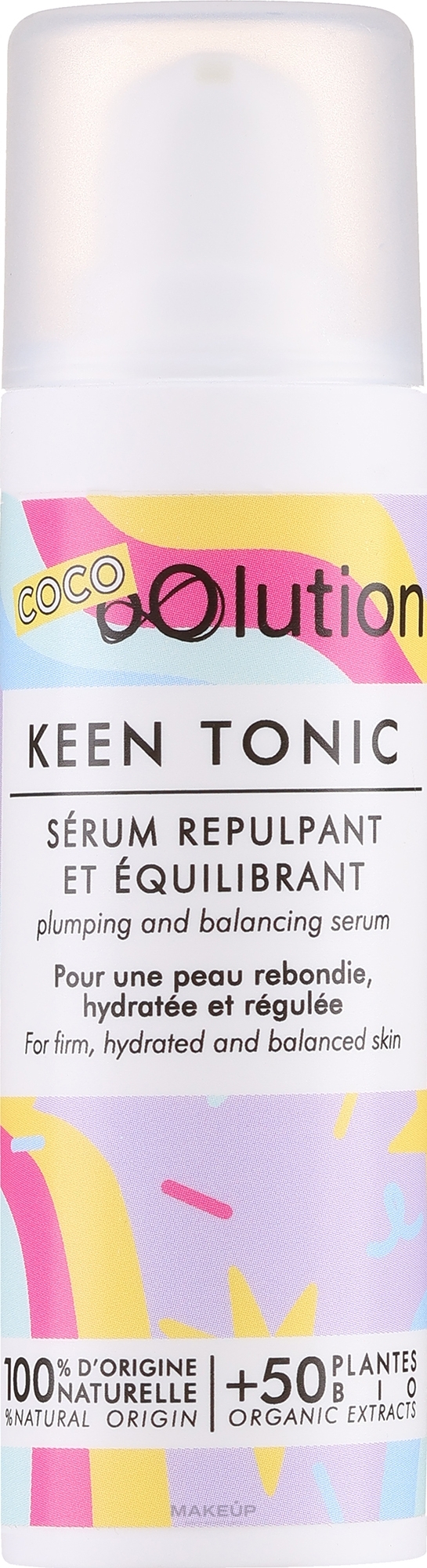 Organiczne serum ujędrniające i nawilżające przywracające równowagę skóry - oOlution Keen Tonic Plumping and Balancing Serum — Zdjęcie 30 ml