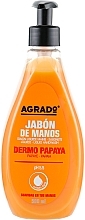 Kup PRZECENA! Mydło do rąk w płynie z papają - Agrado Hand Soap *