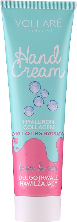 Nawilżający krem do rąk - Vollare Cosmetics De Luxe Hand Cream Long Lasting Hydration