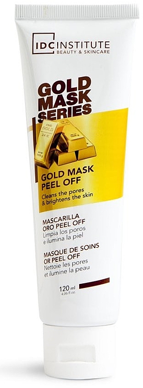 Złota maska peel-off - IDC Institute Charcoal Gold Mask Peel Off — Zdjęcie N2