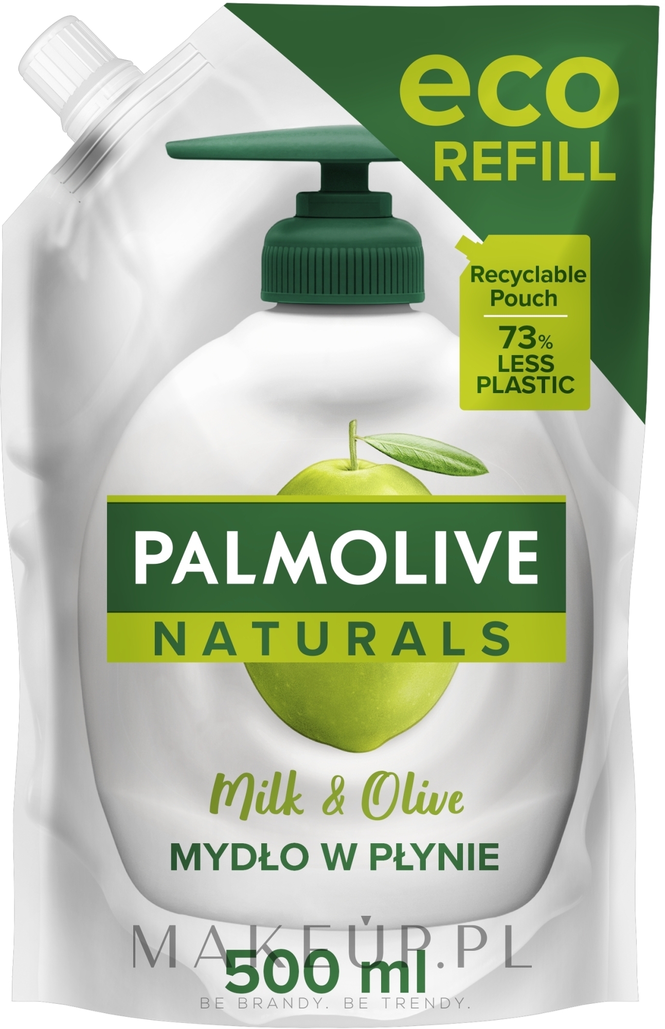 Palmolive Kremowe mydło w płynie do rąk Mleko i oliwka, zapas - Palmolive Naturals Milk & Olive (refill) — Zdjęcie 500 ml
