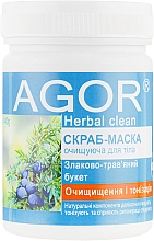 Kup Peeling-maska ​​do ciała Oczyszczanie i tonizowanie - Agor Herbal Clean