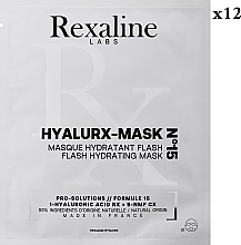 PRZECENA! Nawilżająca maska do twarzy - Rexaline Hyalurx-Mask N15 Flash Hydrating Mask * — Zdjęcie N2