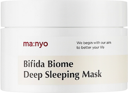 Maska na noc z probiotykami i kwasem PHA  - Manyo Bifida Biome Deep Sleeping Mask — Zdjęcie N1