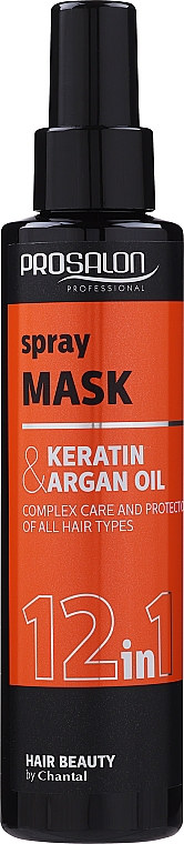 Maska 12 w 1 w sprayu do włosów bez spłukiwania - Prosalon Hair Mask In Spray 12 In 1 — Zdjęcie N1