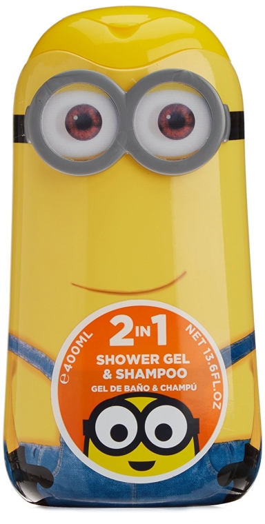 Perfumowany żel pod prysznic i do włosów - Air-Val International Minions Shower Gel-Shampoo — Zdjęcie N3