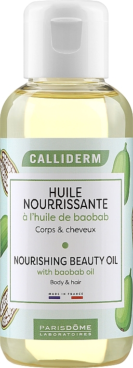 Olejek do ciała i włosów - Calliderm Nourishing Beauty Oil With Baobab — Zdjęcie N1