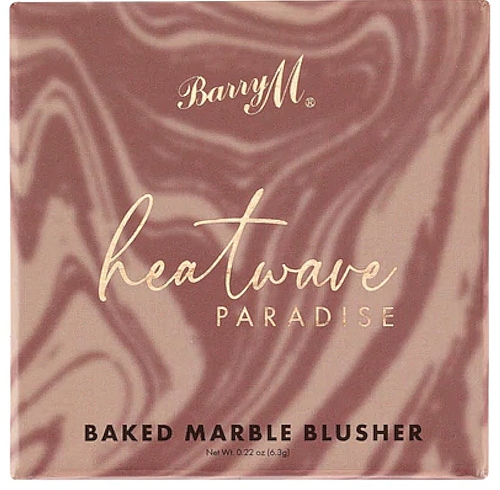 Róż do policzków - Barry M Heatwave Baked Marble Blusher — Zdjęcie N1
