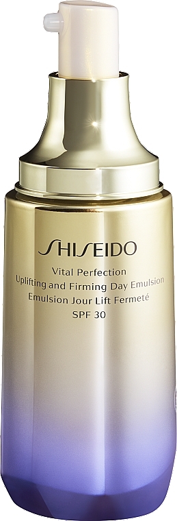 Emulsja przeciwzmarszczkowa na dzień SPF 30 - Shiseido Vital Perfection Uplifting and Firming Day Emulsion — Zdjęcie N2