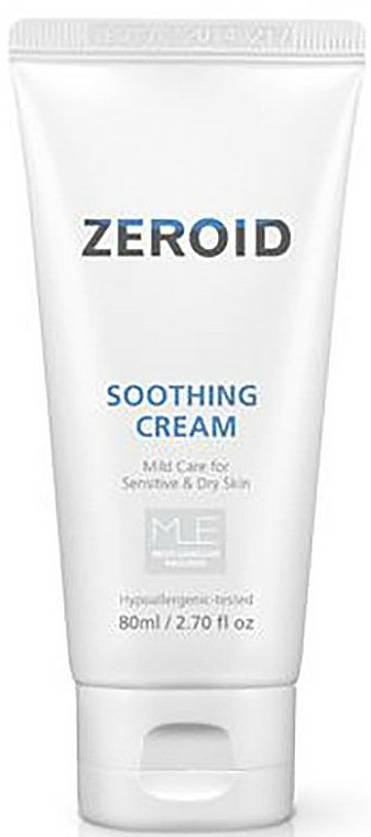 Kojący krem antybakteryjny do twarzy - Zeroid Soothing Cream — Zdjęcie N1
