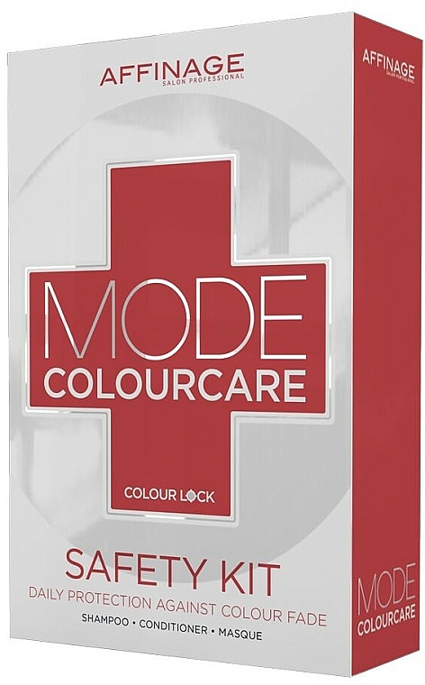 Zestaw do włosów farbowanych - Affinage Salon Professional Mode Colour Care (shm/275ml + cond/275ml + mask/200ml) — Zdjęcie N1