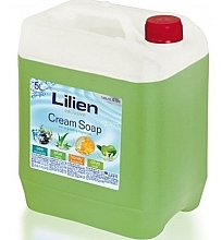Kremowe mydło w płynie Aloe vera - Lilien Aloe Vera Cream Soap (kanister) — Zdjęcie N1