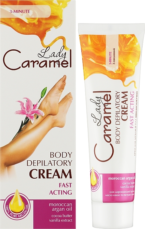 Szybkodziałający krem do depilacji ciała - Caramel — Zdjęcie N2