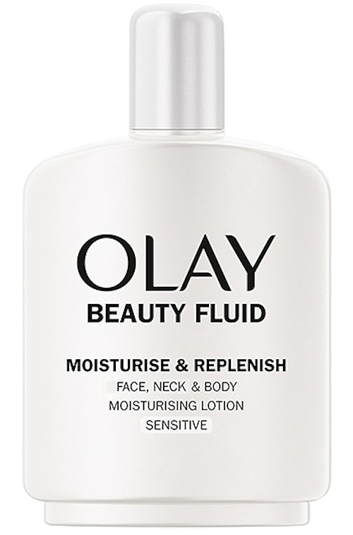 Balsam w płynie do twarzy, szyi i ciała dla skóry wrażliwej - Olay Beauty Fluid Moisturise & Replenish Face, Neck And Body Lotion For Sensitive Skin — Zdjęcie N1