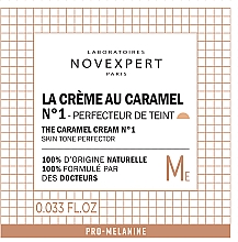 PREZENT! Krem BB ​​do jasnej karnacji Karmel - Novexpert Pro-Melanin The Caramel Cream (próbka) — Zdjęcie N2