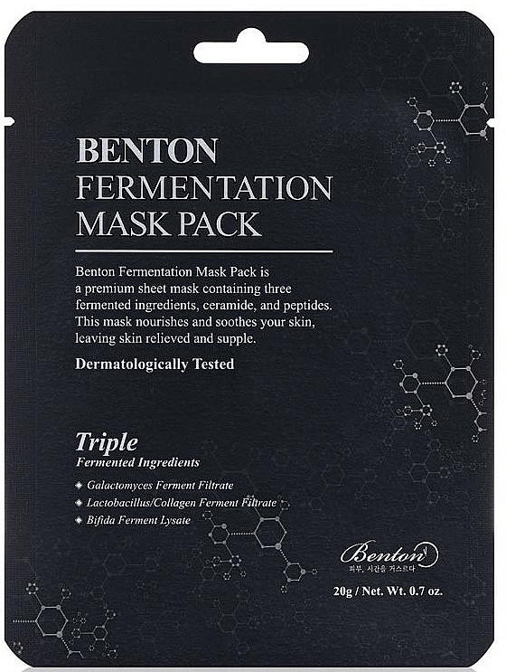 Odżywcza maska na tkaninie - Benton Fermentation Mask Pack