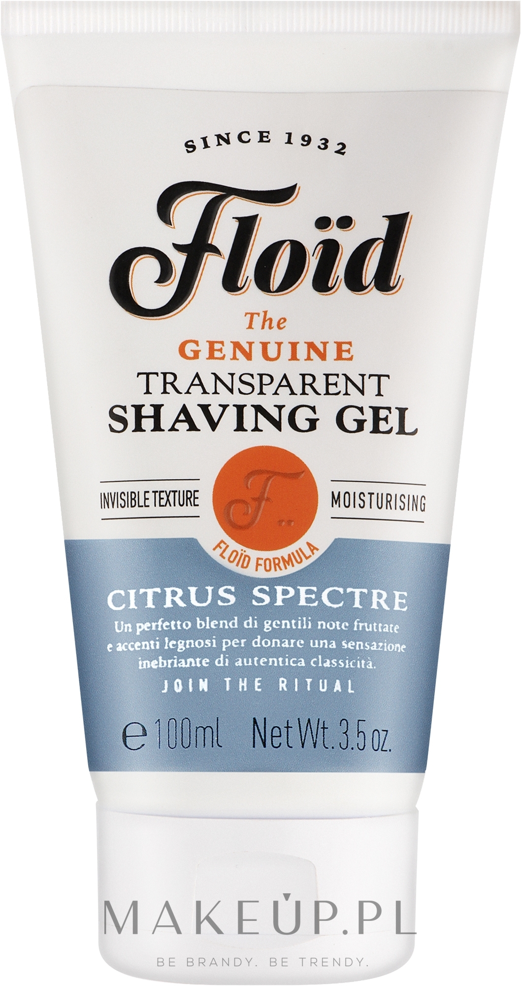 Przezroczysty żel do golenia - Floid Citrus Spectre Shaving Gel — Zdjęcie 150 ml