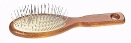 Drewniana szczotka do włosów, 17,5 x 4,8 cm - Nippes Solingen Brush H6 — Zdjęcie N1