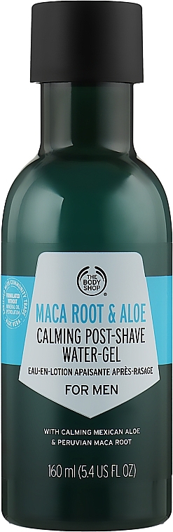 Kojący żel po goleniu Maca i aloes - The Body Shop Maca Root & Aloe Post-Shave Water-Gel For Men — Zdjęcie N1