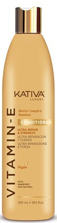 Odżywka do włosów - Kativa Vitamin E Biotin Complex & Bamboo Conditioner — Zdjęcie N1