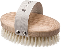 Szczotka do masażu na sucho z naturalnym włosiem - Hydrea London Professional Spa Body Brush Natural Bristle — Zdjęcie N1