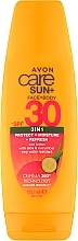 Kup Balsam chroniący przed słońcem 3w1 - Avon Care Sun+ 3 in 1 Face + Body Sun Lotion SPF30