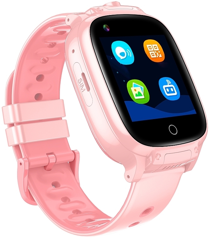 Smartwatch dla dzieci, różowy - Garett Smartwatch Kids Twin 4G — Zdjęcie N3