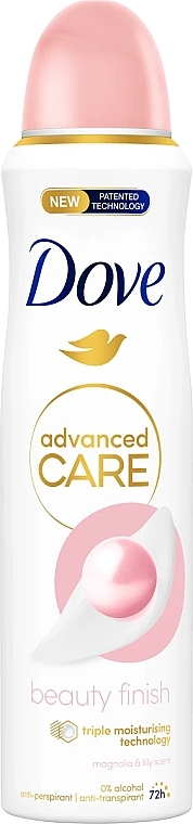 Antyperspirant-dezodorant w sprayu - Dove Beauty Finish Anti-Perspirant Deodorant — Zdjęcie N2