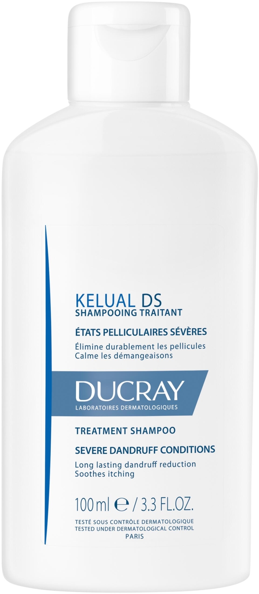 Szampon do postępowania w ciężkich stanach łupieżowych przeciwłupieżowych - Ducray Kelual Ds Shampoo — Zdjęcie 100 ml