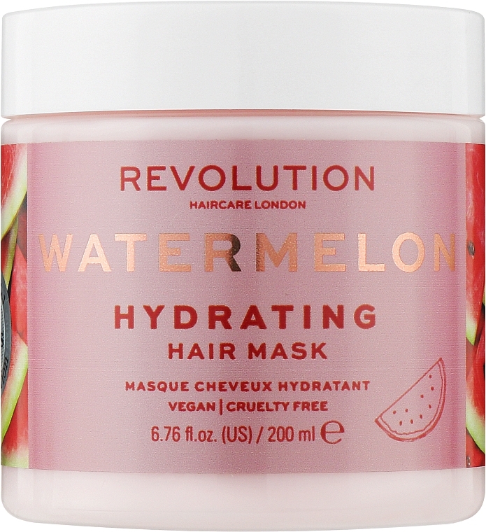 Arbuzowa maska nawilżająca do włosów - Makeup Revolution Watermelon Hydrating Hair Mask — Zdjęcie N1