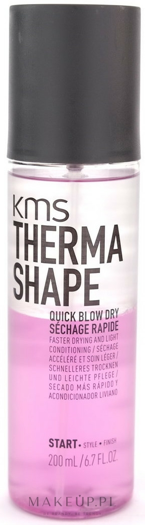 Spray do stosowania podczas suszenia włosów - KMS California Thermashape Quick Blow Dry — Zdjęcie 200 ml