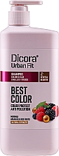 Szampon do włosów farbowanych - Dicora Urban Fit Shampoo Best Color — Zdjęcie N2