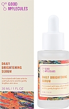 Rozjaśniające serum do twarzy do codziennego stosowania - Good Molecules Daily Brightening Serum — Zdjęcie N1