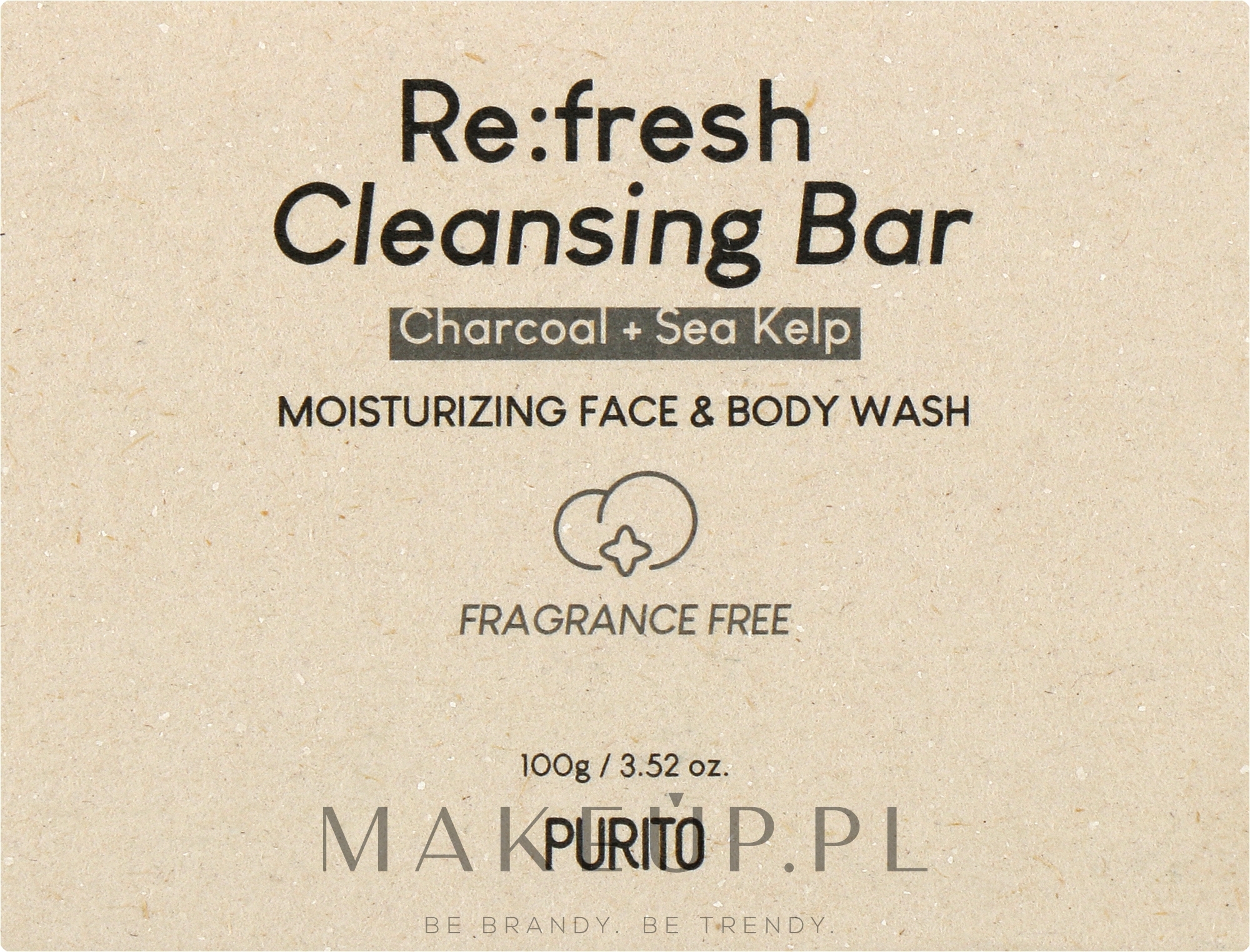 Mydło do twarzy i ciała - Purito Re:fresh Cleansing Bar — Zdjęcie 100 g
