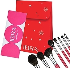 Zestaw - Ibra Gift Set 5 (pallet/6.9g + brushes/8pcs) — Zdjęcie N1