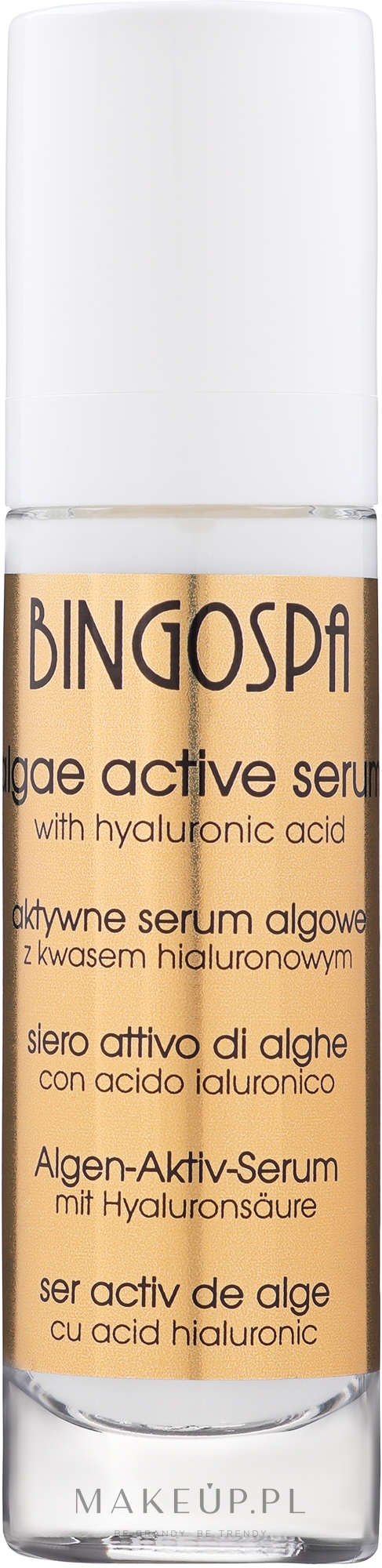 Aktywne serum kolagenowe do twarzy z kwasem hialuronowym - BingoSpa Active Serum — Zdjęcie 50 g