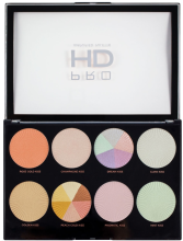 Paletka rozświetlaczy - Makeup Revolution Pro HD Palette Glow Getter — Zdjęcie N2