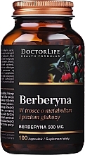 Suplement diety Berberyna, 500 mg - Doctor Life Berberine 500 mg — Zdjęcie N1