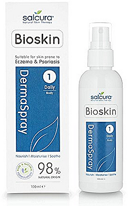 Enzymatyczna mgiełka do ciała - Salcura Natural Skin Therapy, Bioskin Dermaspray Intensive — Zdjęcie N1