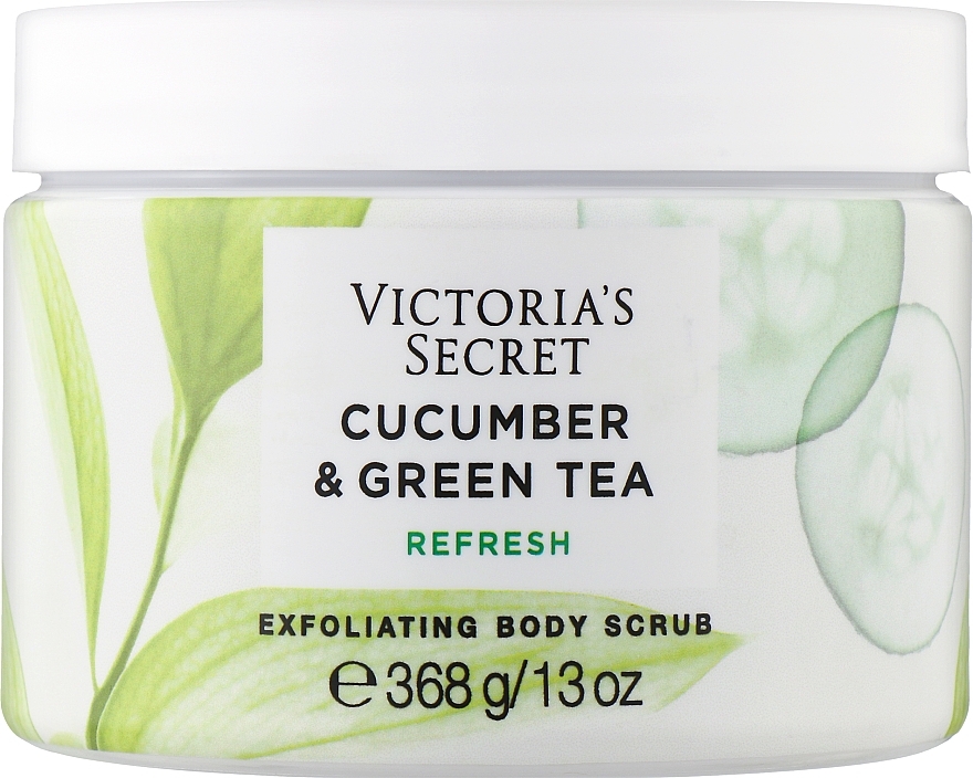 Peeling do ciała Egzotyczne owoce - Victoria's Secret Cucumber & Green Tea Refresh Body Scrub — Zdjęcie N1