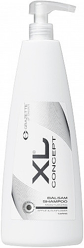 PRZECENA! Nawilżający szampon-balsam do włosów Jabłko i słonecznik - Grazette XL Concept Creative Moisturizing Balsam Shampoo * — Zdjęcie N2