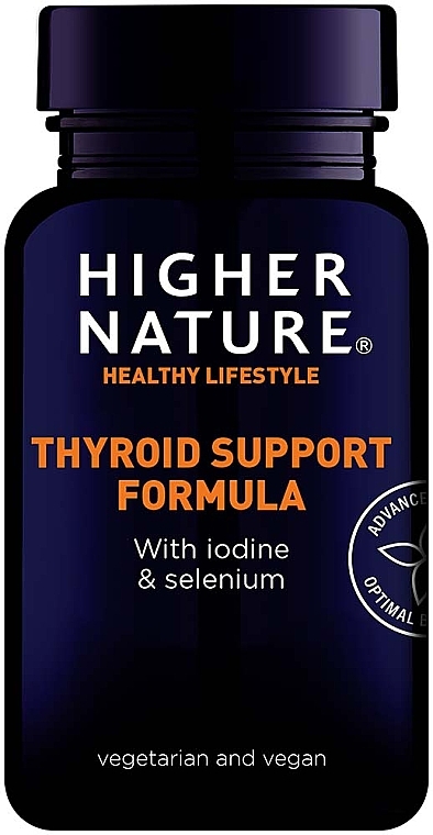 Suplement diety, 90 sztuk - Higher Nature Thyroid Support Formula  — Zdjęcie N1