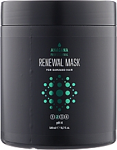 Maska odbudowująca do włosów zniszczonych - ANAGANA Renewal Mask For Damaged Hair 2 pH 4 — Zdjęcie N2