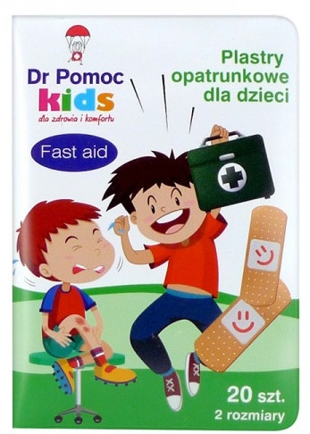 Plastry opatrunkowe dla dzieci - Dr Pomoc Kids Fast Aid Patch — Zdjęcie N1