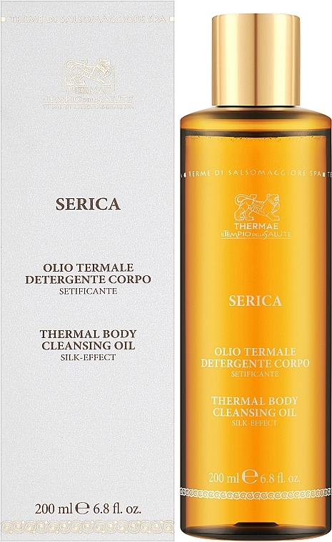 Oczyszczający olejek aromatyczny pod prysznic Pure Silk - Thermae Serica Cleansing Oil — Zdjęcie N2