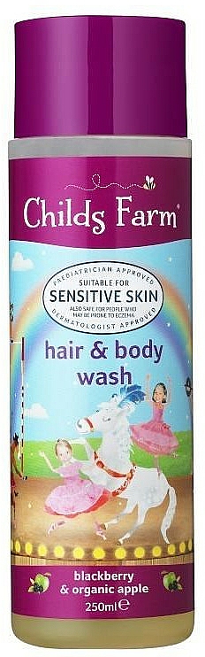 Szampon do ciała i włosów Bramble & Organic Apple - Childs Farm Hair & Body Wash Blackberry & Organic Apple — Zdjęcie N1