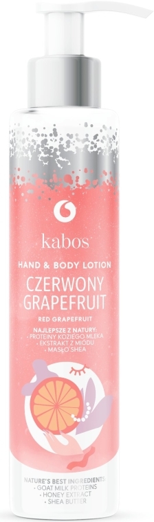 Balsam do rąk i ciała Czerwony grejpfrut - Kabos Red Grapefruit Hand & Body Lotion — Zdjęcie N1