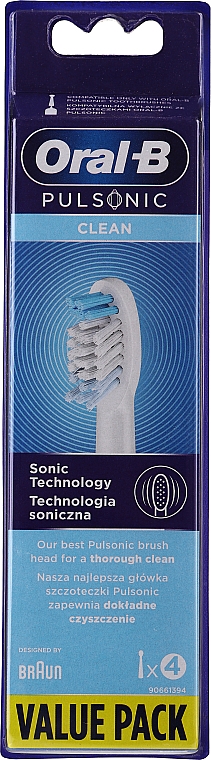 Wymienne końcówki do elektrycznej szczoteczki do zębów - Oral-B Pulsonic Clean SR32-4 — Zdjęcie N1