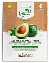 Maska do twarzy - IDC Institute Facial Mask Vegan Formula Avocado Oil — Zdjęcie N1